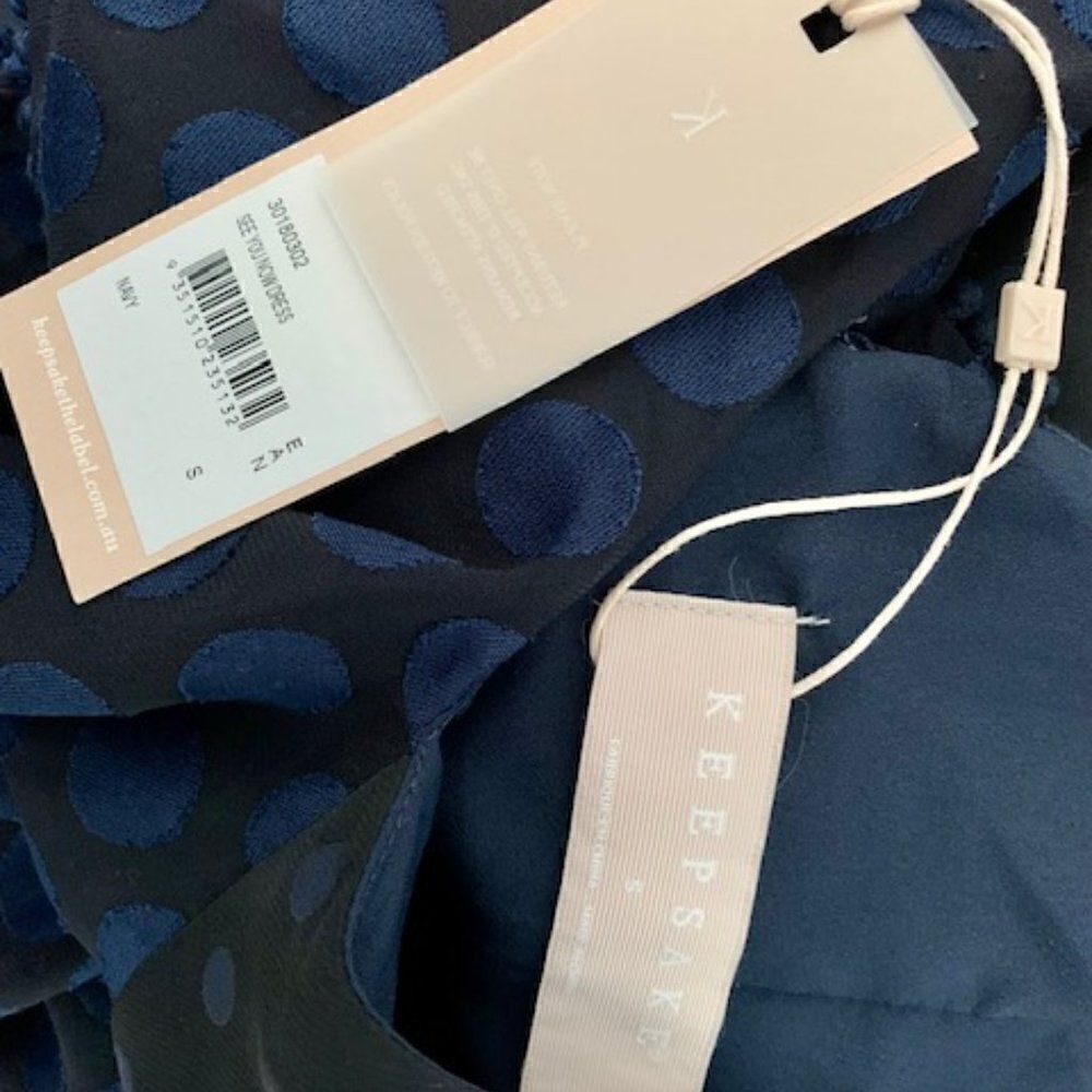 NWT Anthropologie Keepsake The Label See You Now Ruffle Dress Size Small - Picture 4 of 4